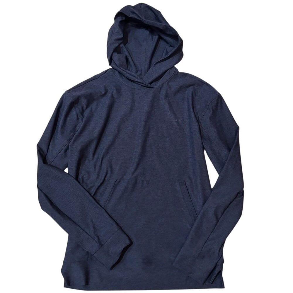 Outdoor Voices‎ Hoodie Navy Blue Heathered Performance Pullover XS